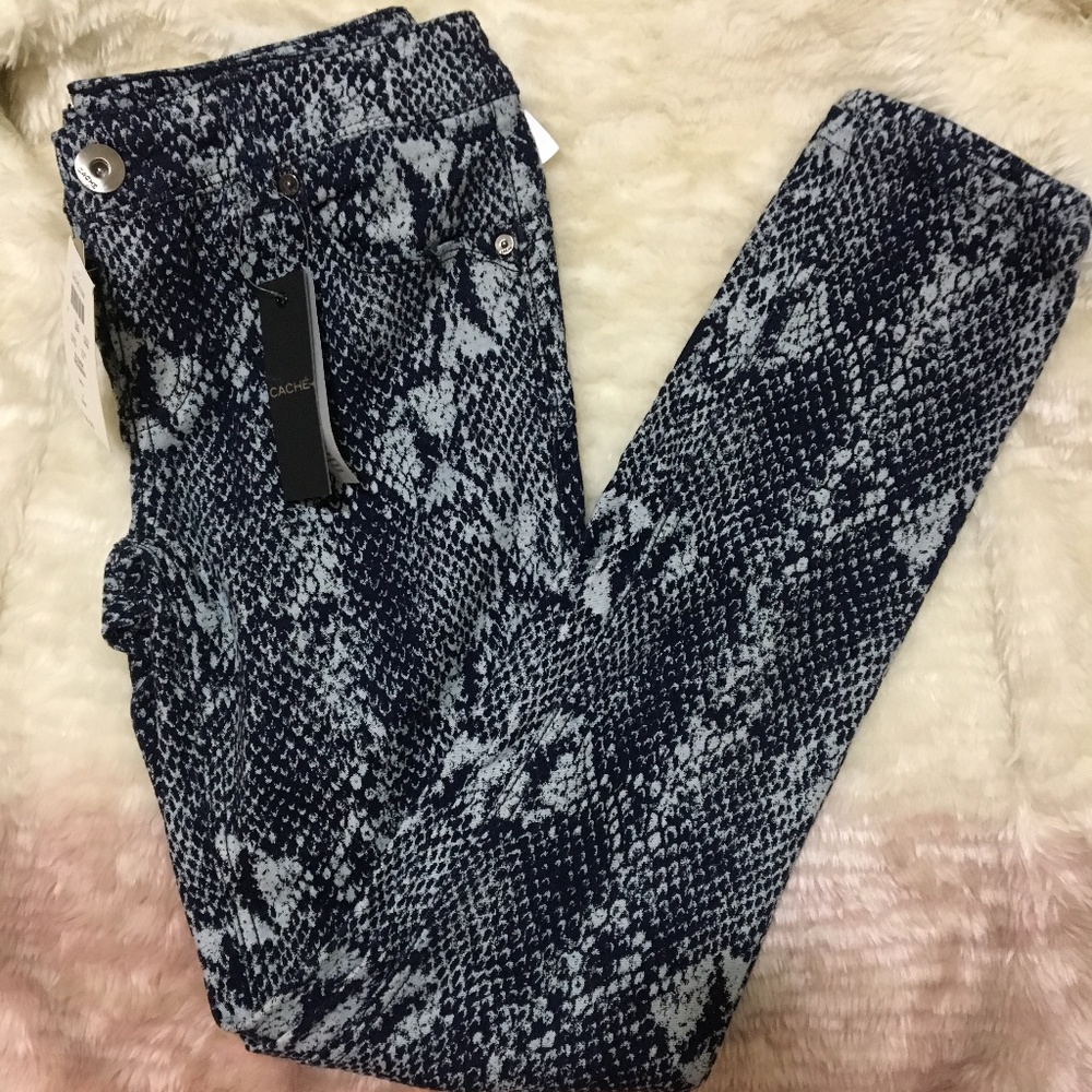 snake print pants
